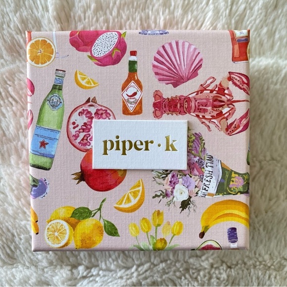 Red Strawberry Flower Earrings with Glass Stones and Gold Accents New - Picture 5 of 8